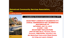 Desktop Screenshot of mainstreetcommunity.org